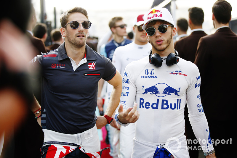 Gasly y Grosjean tienen un incidente en la FP3