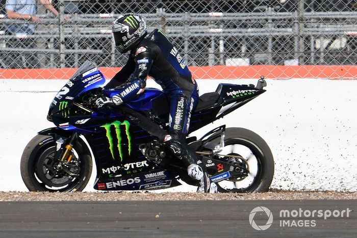 Maverick Vinales, Yamaha Factory Racing, fuori pista