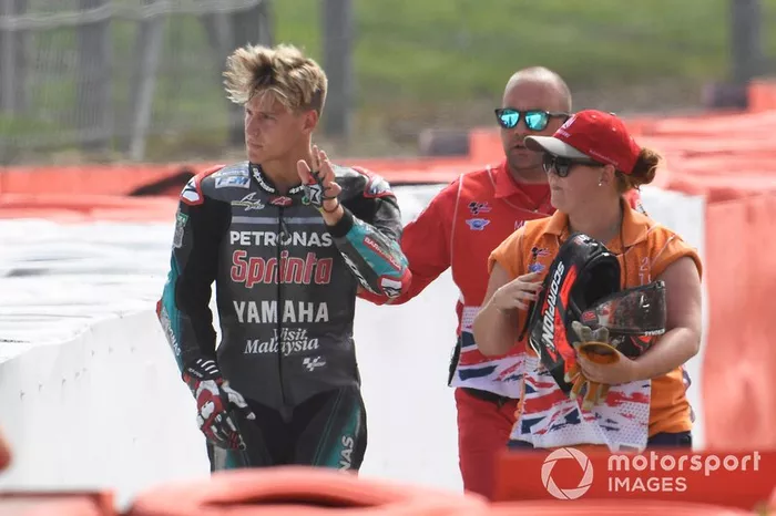 Accidente de Fabio Quartararo, Petronas Yamaha SRT 
