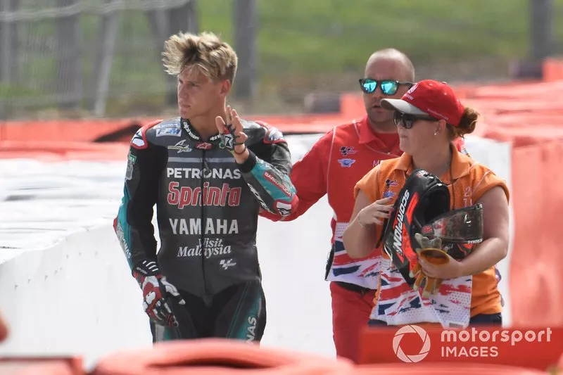 Fabio Quartararo, Petronas Yamaha SRT crash