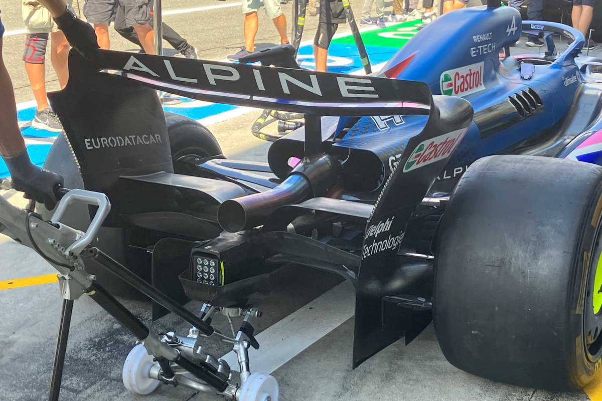 Technical details of the Alpine F1 A522