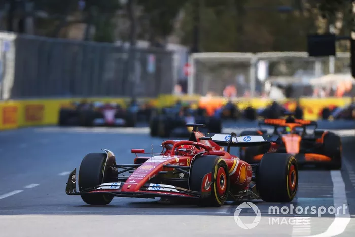 Charles Leclerc, Ferrari SF-24, Oscar Piastri, McLaren MCL38