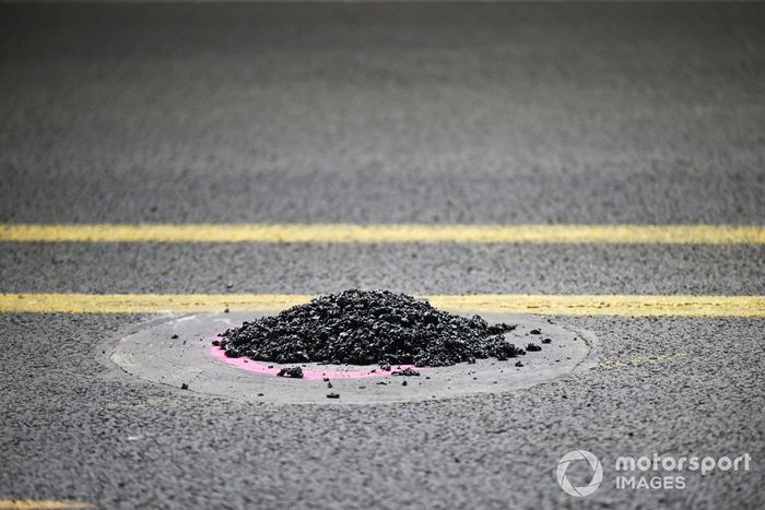 Reparaciones en curso de las arquetas del circuito