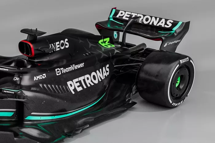 Mercedes W14 detail
