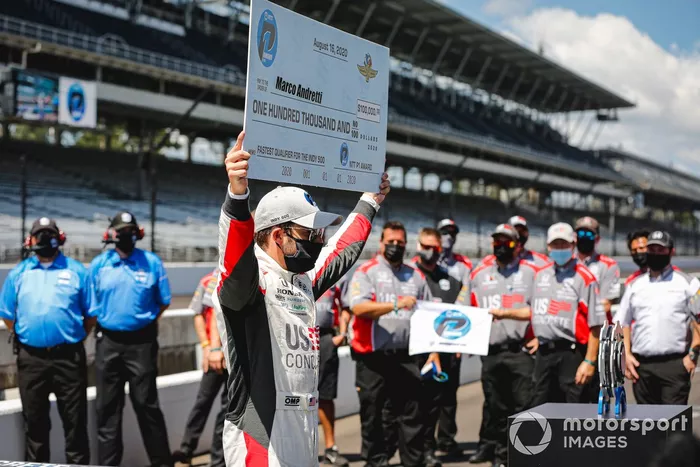 Marco Andretti, Andretti Herta with Marco & Curb-Agajanian Honda, autor de la pole de la Indy 500 2020