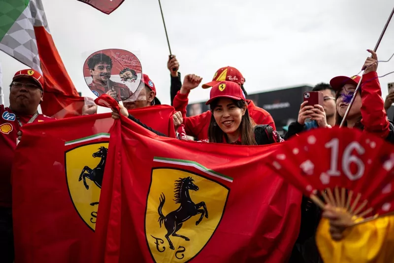 Les fans sur le circuit