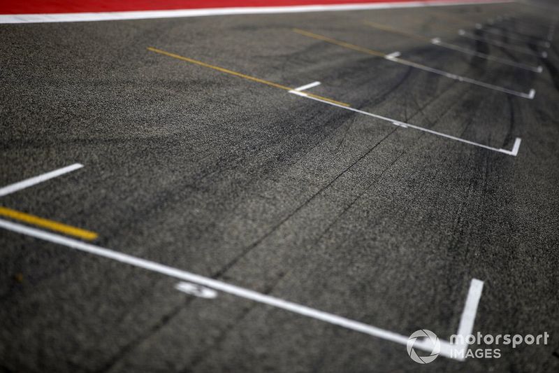 Parrilla de salida de la pista de F1 de Bahrein