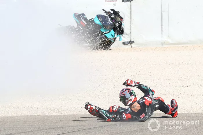 Caída de Fabio Quartararo, Petronas Yamaha SRT