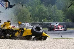 Takuma Sato-Nick Heidfeld kazası