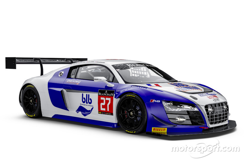 #27 Sainteloc Racing, Audi R8 LMS: Michael Blanchemain, Jean-Paul Buffin, Valentin Hasse-Clot, Gilles Lallement