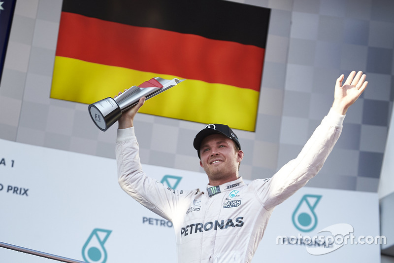 Nico Rosberg, 50. Podium für Mercedes AMG F1 - Malaysia 2016