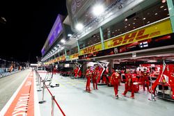 Garajes de Sebastian Vettel, Ferrari y Kimi Raikkonen, Ferrari