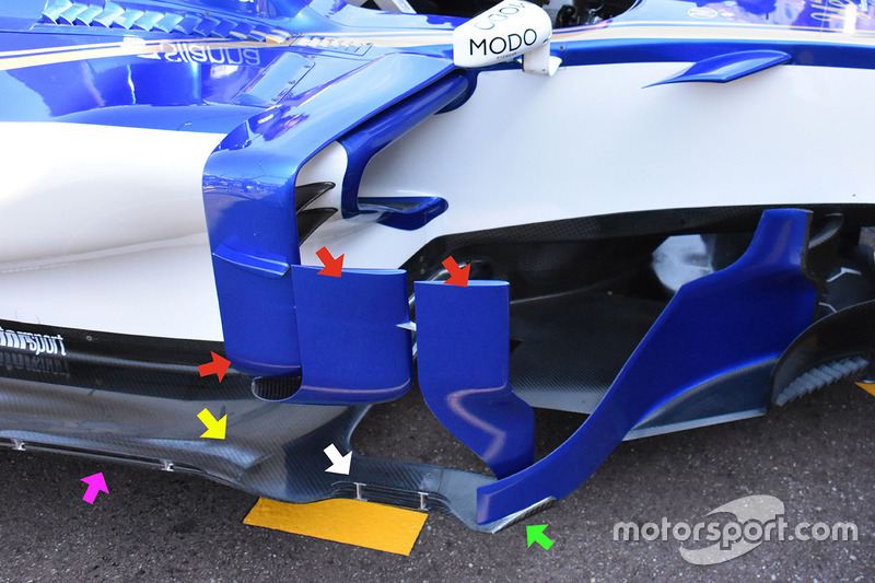 Sauber C36 detail