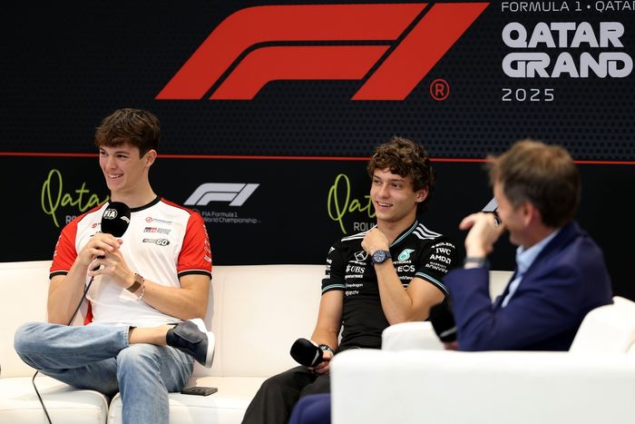 Andrea Kimi Antonelli, Mercedes, Oliver Bearman, Haas F1 Team