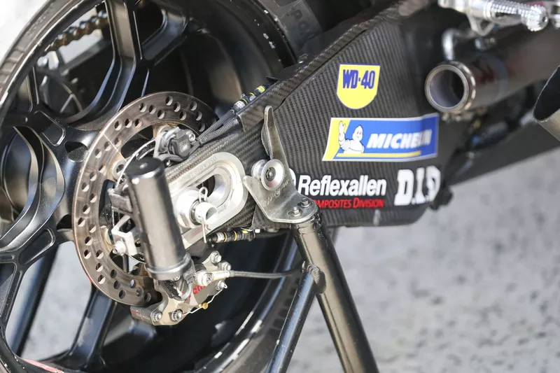 Détails de la moto de l'équipe Ducati
