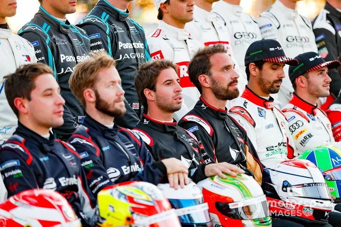 Antonio Felix da Costa, DS Techeetah, Jean-Eric Vergne, DS Techeetah en la foto de los pilotos