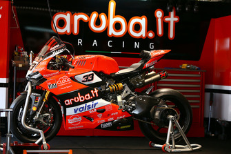 La moto di Marco Melandri, Aruba.it Racing-Ducati SBK Team