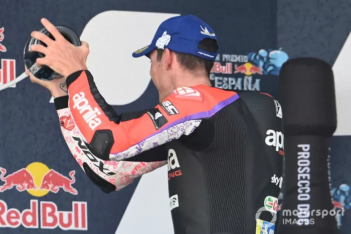 Podio: tercer lugar Aleix Espargaró, Aprilia Racing Team