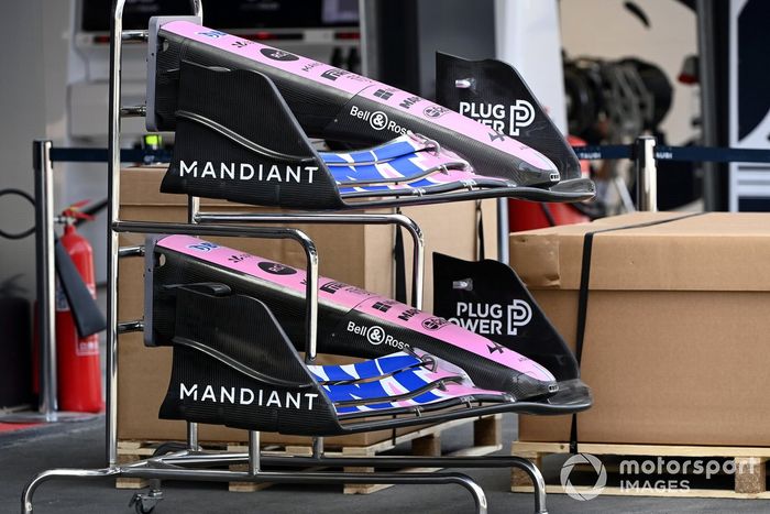 Alerones delanteros del Alpine A522