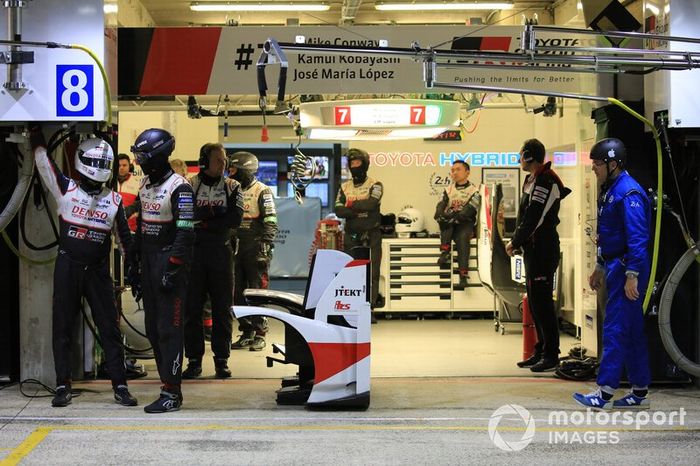 El box de Toyota Gazoo Racing 