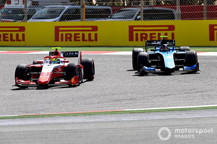 Oscar Piastri, Prema Racing y Felipe Drugovich, Uni-Virtuosi 