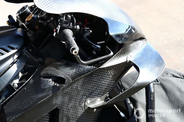 La moto del Yamaha Factory Racing