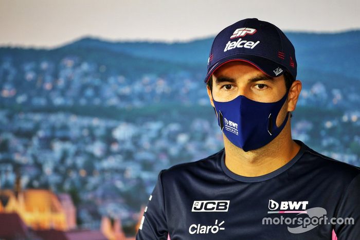 Sergio Pérez, Racing Point en la conferencia de prensa
