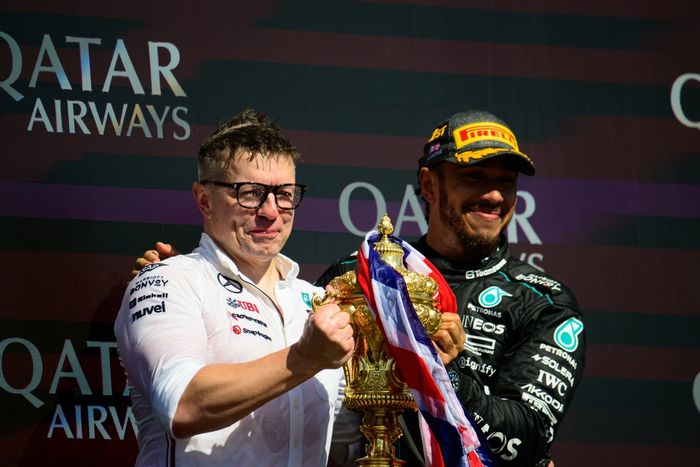 Peter Bennington, Lewis Hamilton, Mercedes-AMG