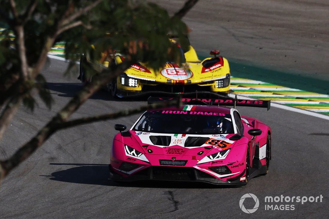 #85 Iron Dames Lamborghini Huracan LMGT3 Evo2: Sarah Bovy, Rahel Frey, Michelle Gatting