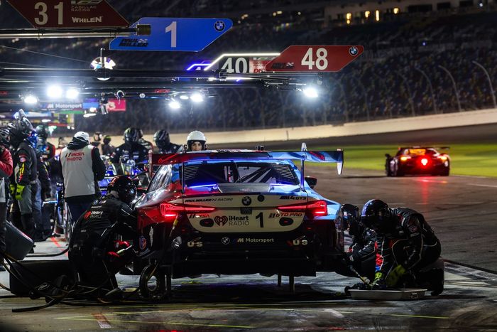 #1 Paul Miller Racing BMW M4 GT3 EVO: Madison Snow, Neil Verhagen, Connor De Phillippi, Kelvin van der Linde