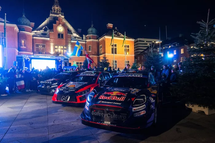 Joshua McErlean, Eoin Treacy, M-Sport Ford World Rally Team Ford Puma Rally1, Ott Tnak, Martin Jrveoja, Hyundai World Rally Team Hyundai i20 N Rally1, Elfyn Evans, Scott Martin, Toyota Gazoo Racing WRT Toyota GR Yaris Rally1