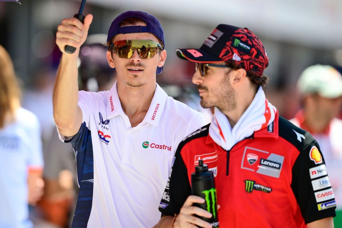 Luca Marini, Honda HRC, Francesco Bagnaia, Ducati Team