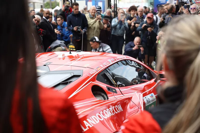 #13 AWA Racing Corvette Z06 LMGT3.R : Orey Fidani, Lars Kern, Matthew Bell