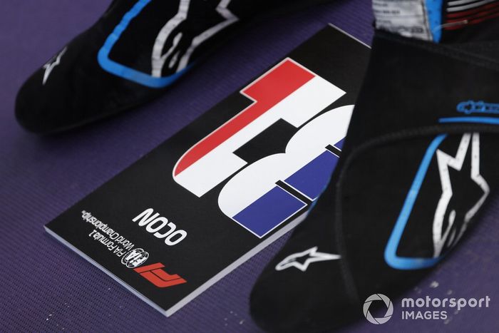 Botas de Esteban Ocon, Alpine F1
