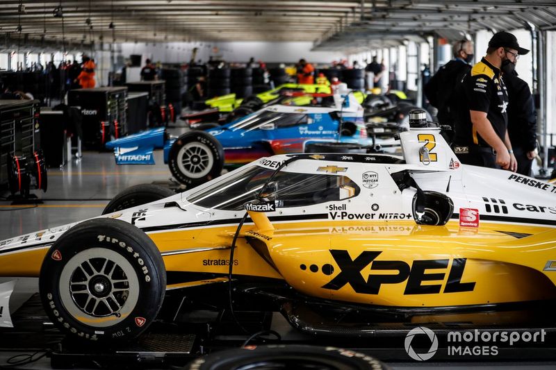 Josef Newgarden, Team Penske Chevrolet, Scott McLaughlin, Team Penske Chevrolet, Will Power, Team Penske Chevrolet, Simon Pagenaud, Team Penske Chevrolet