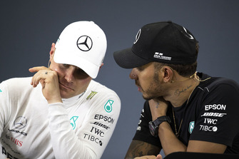 Valtteri Bottas, Mercedes AMG F1 and Lewis Hamilton, Mercedes AMG F1 in Press Conference