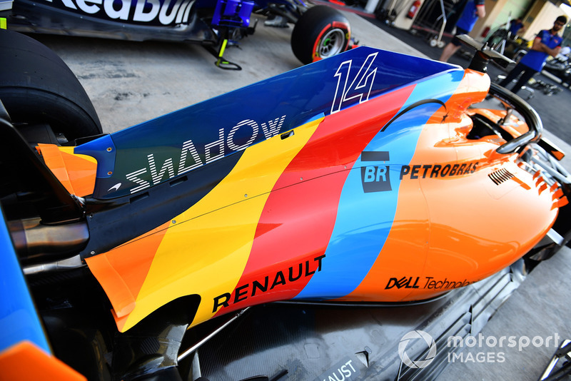 La livrea speciale di Fernando Alonso, McLaren MCL33