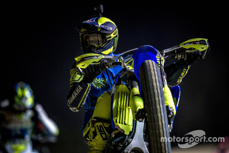 Valentino Rossi en acción