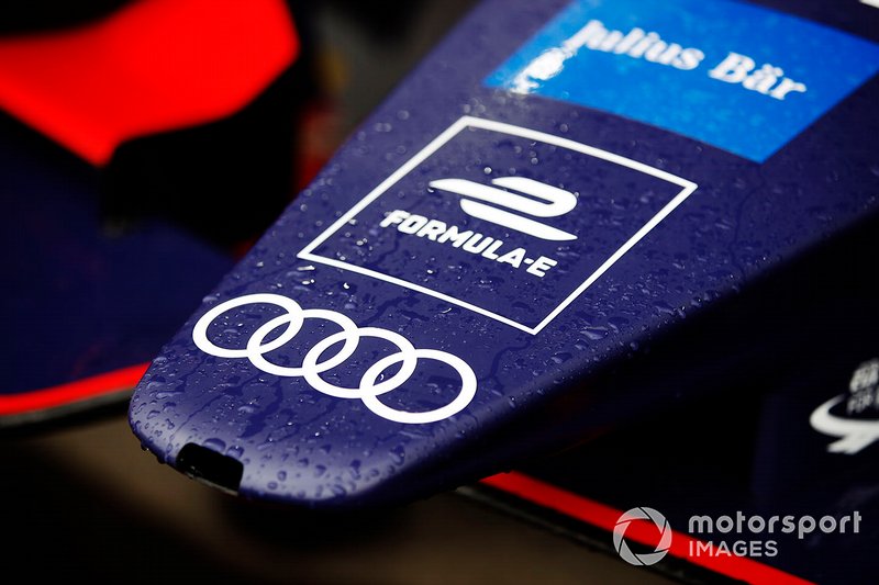 The nosecone of the Envision Virgin Racing, Audi e-tron FE05
