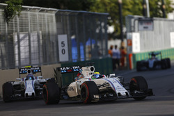 Felipe Massa, Williams FW38 y Valtteri Bottas, Williams FW38