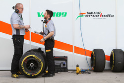 Sahara Force India F1 Team met Pirelli engineers
