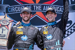 Podium: les vainqueurs #10 Wayne Taylor Racing Corvette DP: Ricky Taylor, Jordan Taylor