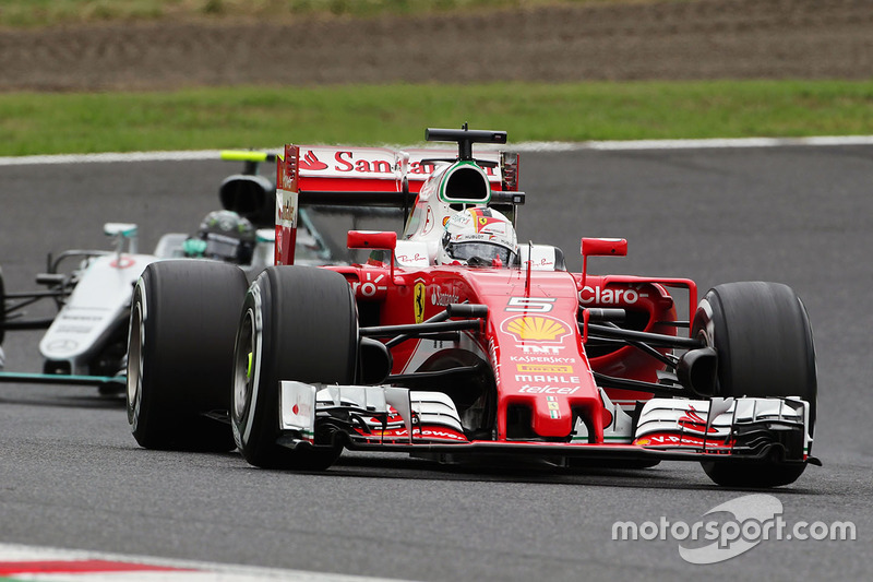 7: Sebastian Vettel, Ferrari SF16-H (incl. 3 plaatsen gridstraf)