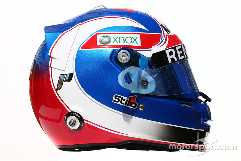 Il casco di Jolyon Palmer, Renault Sport F1 Team