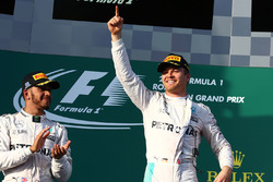 Podium: 1. Nico Rosberg, Mercedes AMG F1 Team; 2. Lewis Hamilton, Mercedes AMG F1 Team