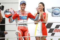 Подіум: Переможець гонки Андреа Довіціозо, Ducati Team