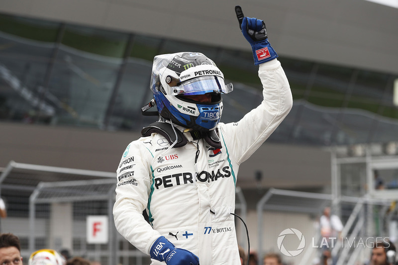 Na Áustria, a pole position foi de Valtteri Bottas