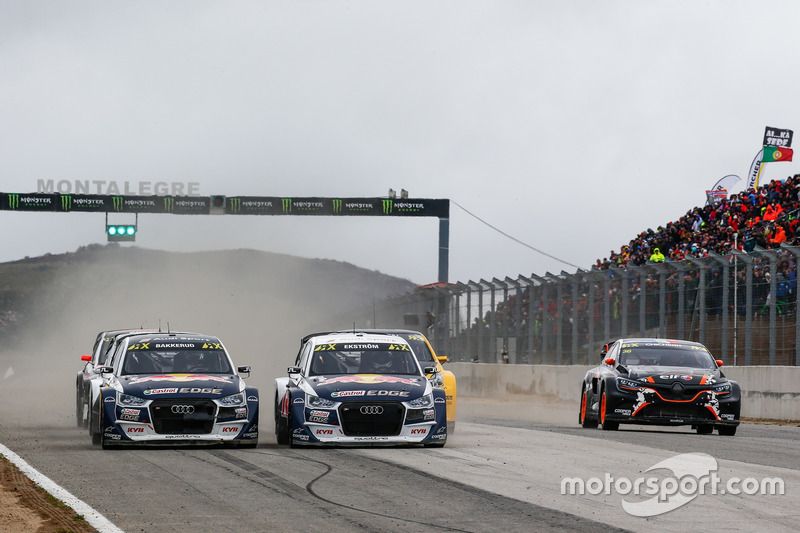 Mattias Ekström, EKS Audi Sport, Andreas Bakkerud, EKS Audi Sport