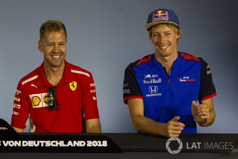 Себастьян Феттель, Ferrari, Брендон Хартлі, Toro Rosso