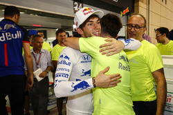 Pierre Gasly, Toro Rosso, celebra